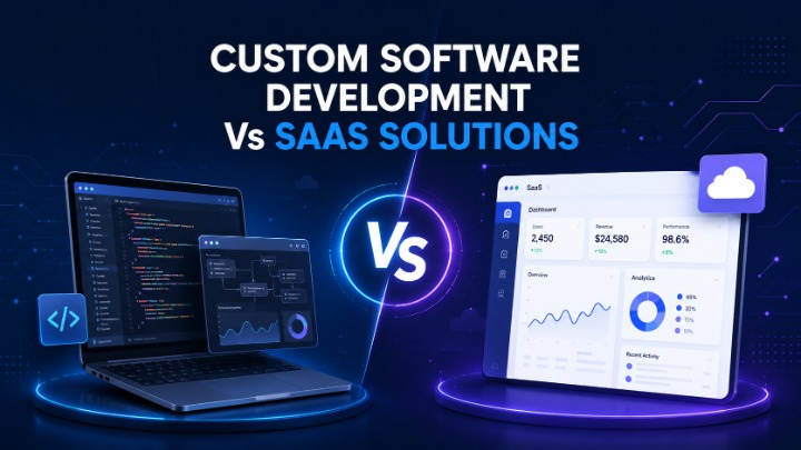 Custom Software Development vs SaaS: Which Solution is Right for Your Business in 2026?